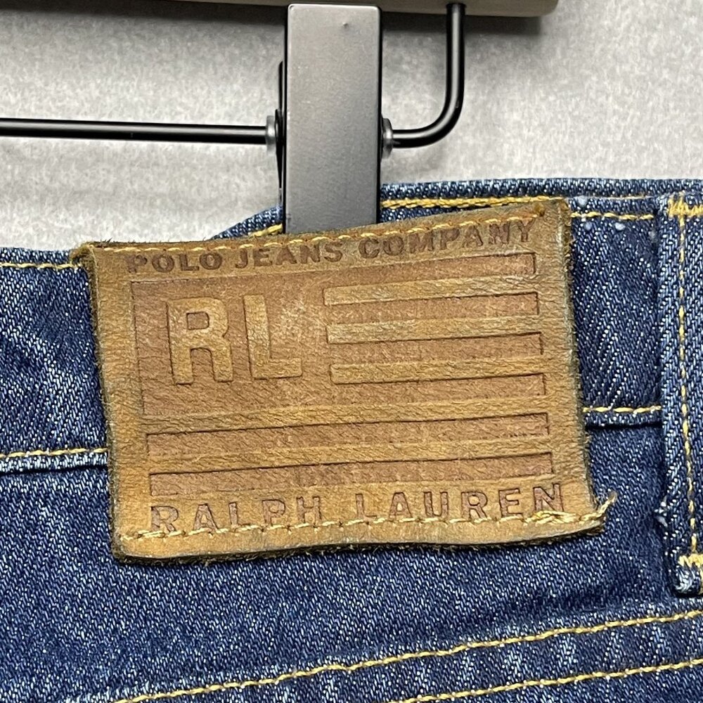 Vintage Polo Ralph Lauren Relaxed Fit Jeans 38 Y2K Denim - Picture 8 of 11